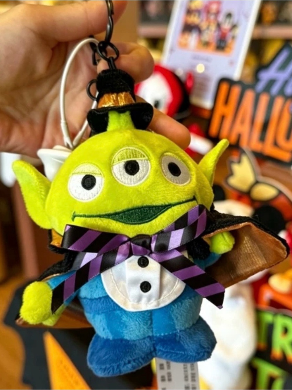 NEW Disney Alien Halloween Bag Charm